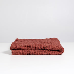 100% Cotton Waffle Hand Towel | Grapefruit