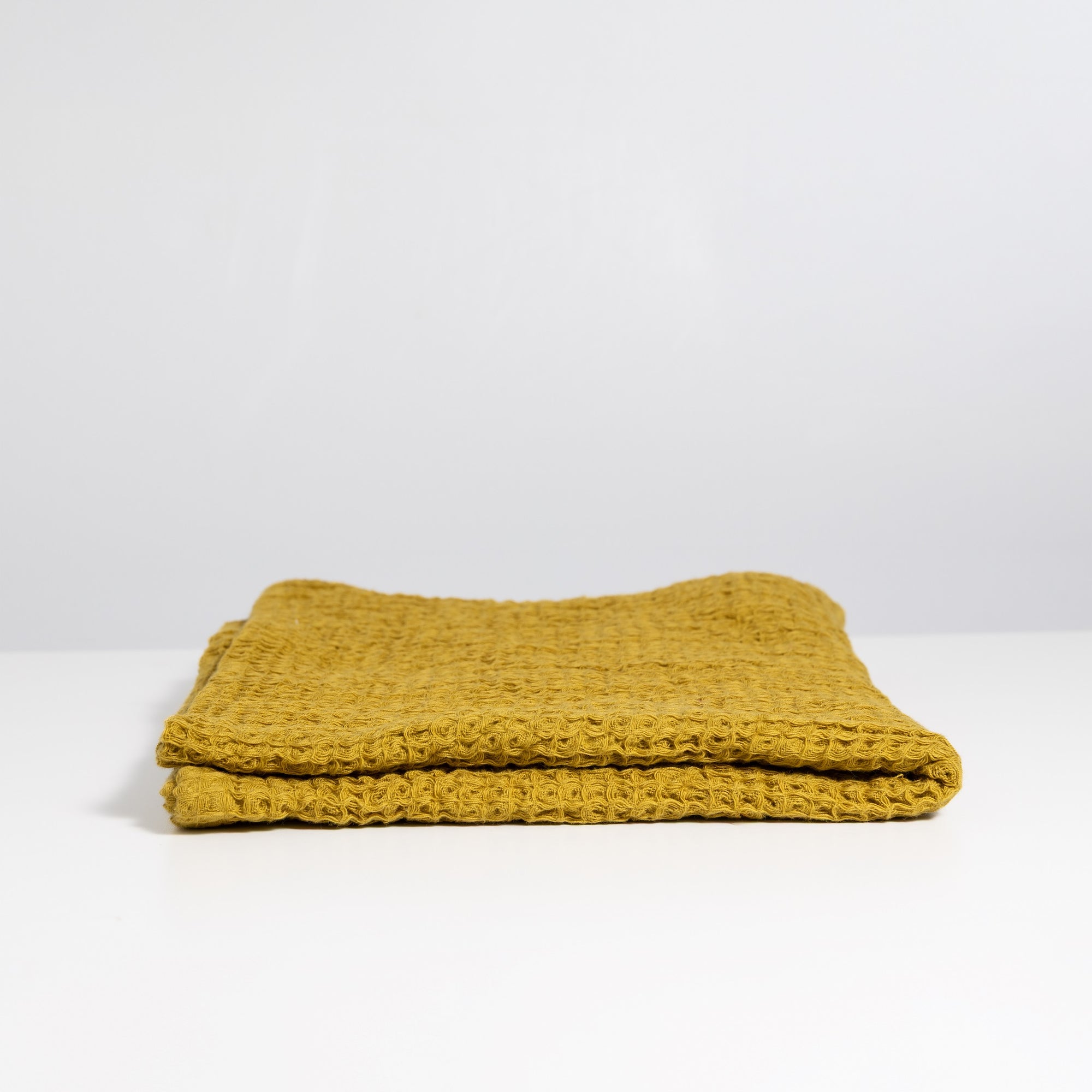 100% Cotton Waffle Hand Towel | Saffron