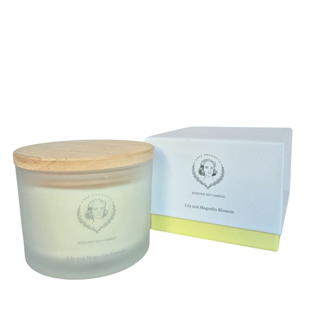 370g Scented Soy Candle | Lily Magnolia Blossom