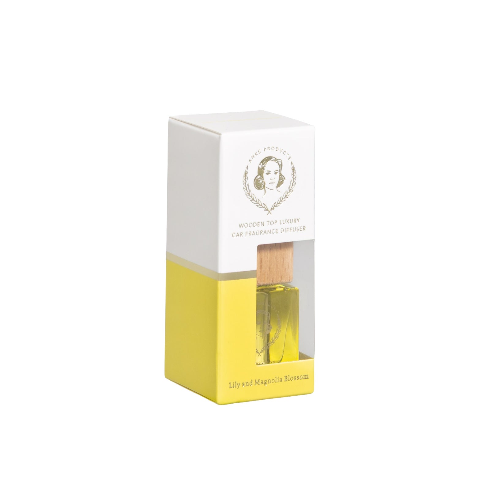 Car Mini Wooden Diffuser 10ml | Lily Magnolia