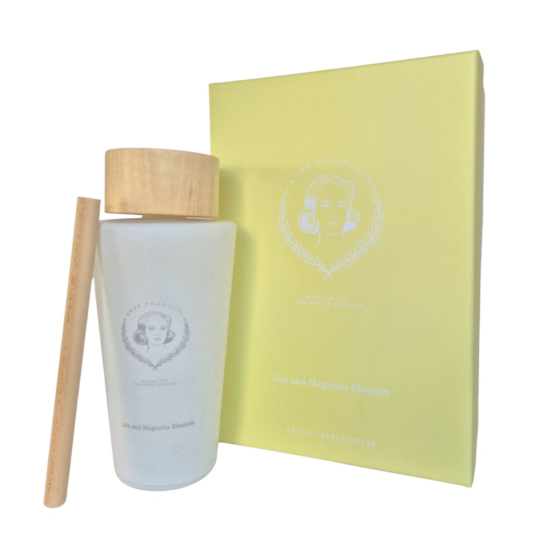 Wooden Top Foyer Diffuser 500ml | Lily Magnolia Blossom