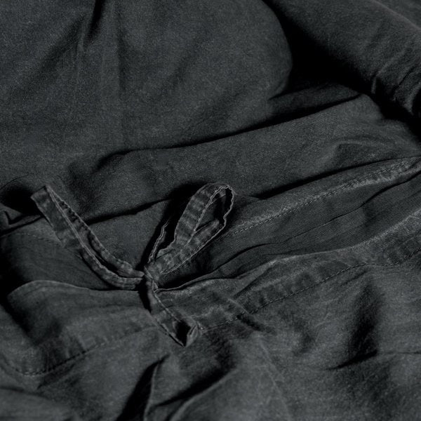 100% Organic Cotton Canvas Duvet Cover │ King XL │ Liquorice