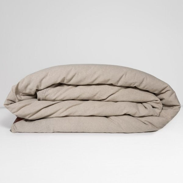100% Organic Cotton Canvas Duvet Cover │ King XL │ Natural
