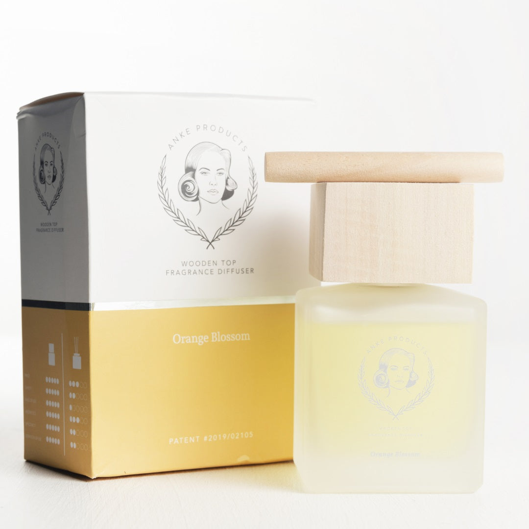 Wooden Top Diffuser Retail 120ml | Orange Blossom