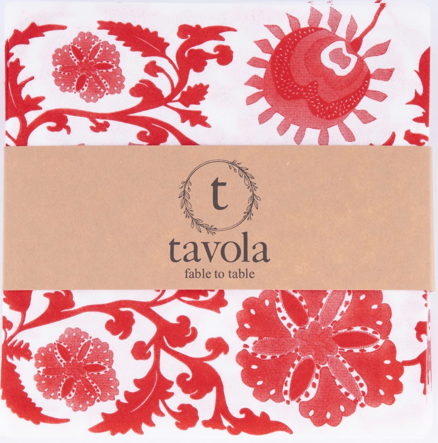 Napkins | Suzani Red