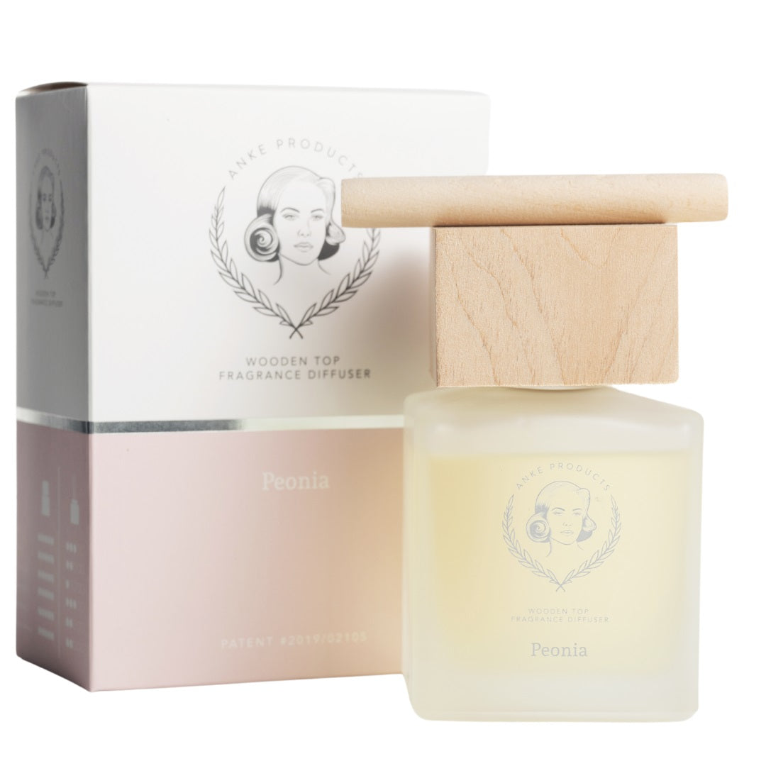 Wooden Top Diffuser 120ml Retail |  Peonia