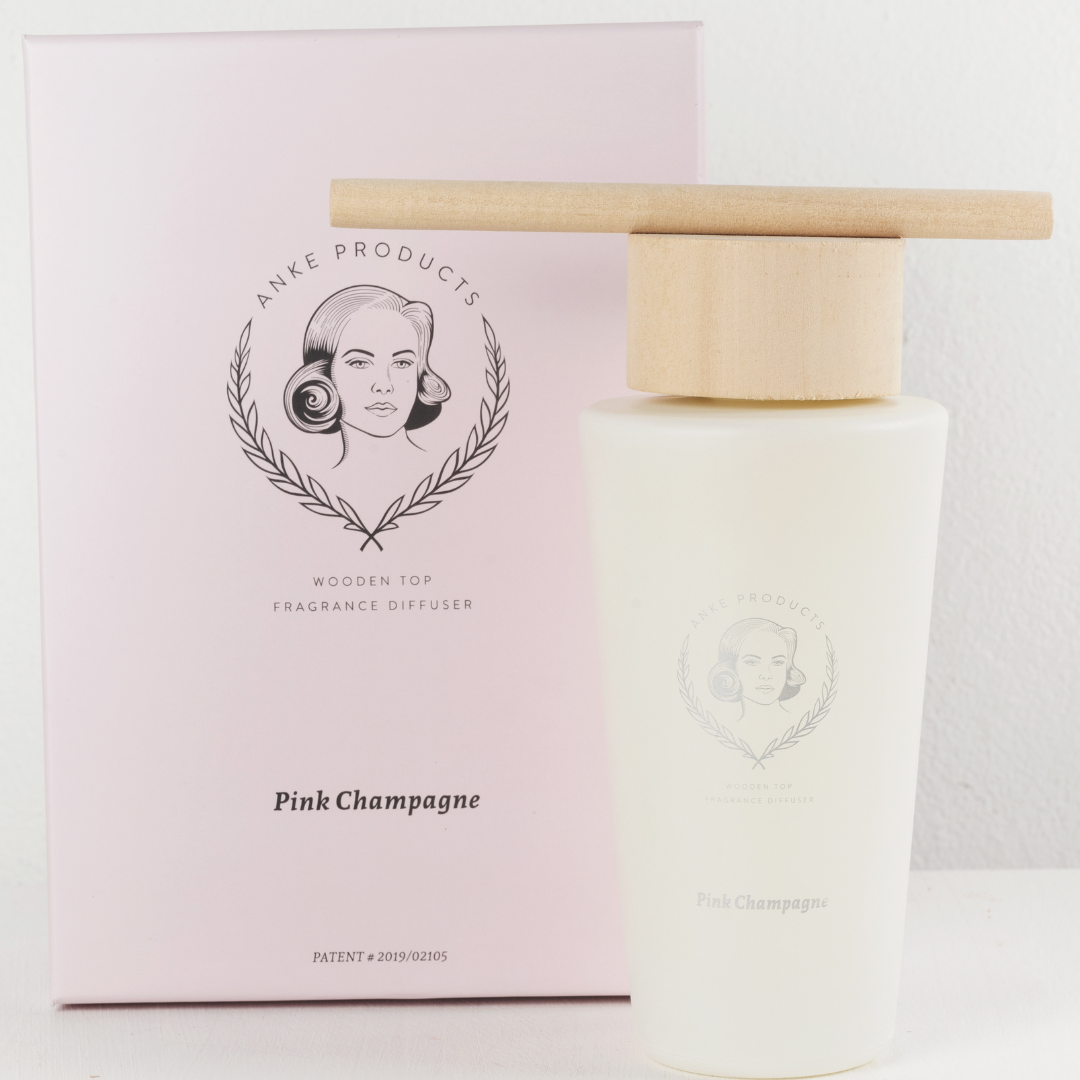 Wooden Top Foyer Diffuser 500ml | Pink Champagne