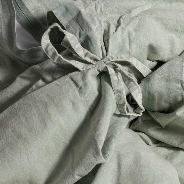 100% Organic Cotton Canvas Duvet Cover | Queen | Laurel