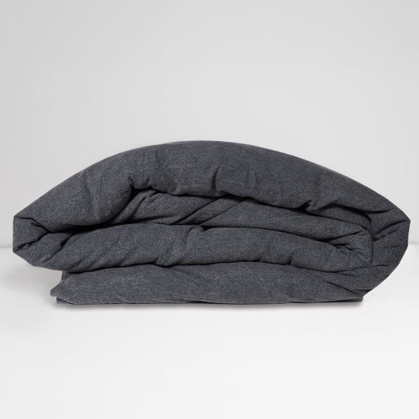 100% Organic Cotton Canvas Duvet | King | Liquorice