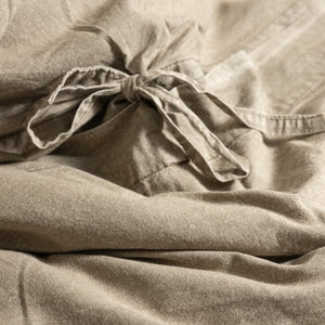 100% Organic Cotton Canvas Duvet | King | Olive
