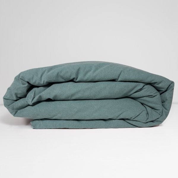 100% Organic Cotton Canvas Duvet Cover | Queen | Scarab