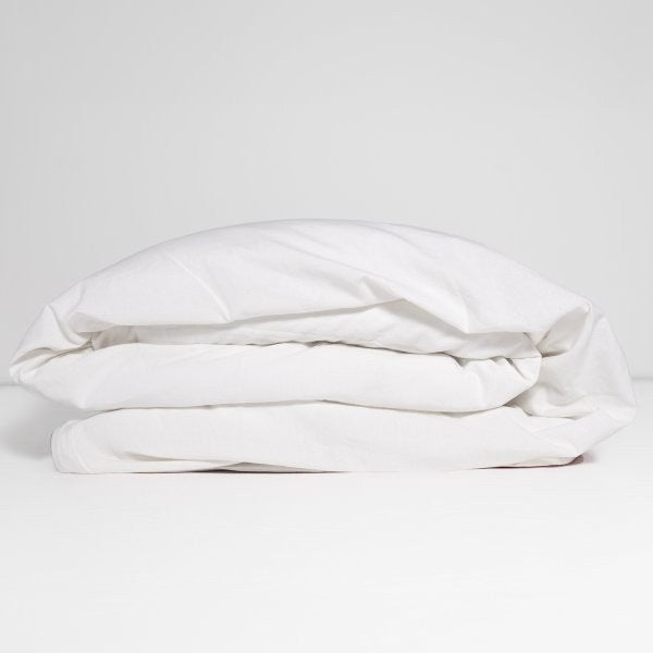 100% Organic Cotton Canvas Duvet | King | White