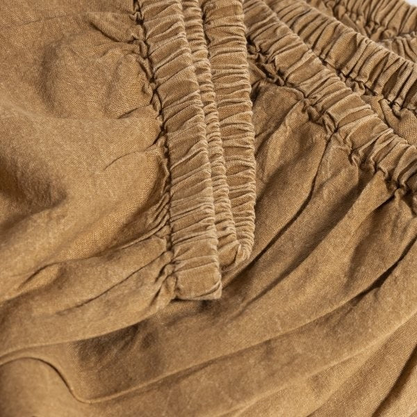 100% Organic Cotton Canvas Fitted Sheet | King | Clay