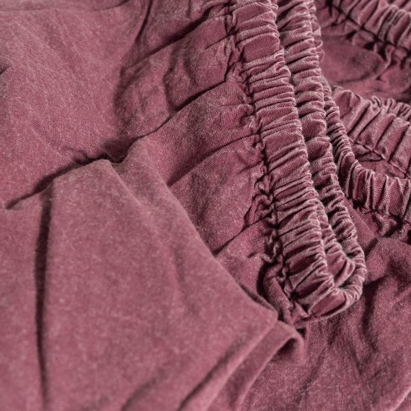 100% Organic Cotton Canvas Fitted Sheet | Queen | Donkey