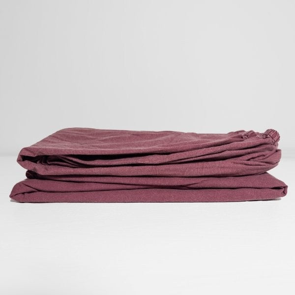 100% Organic Cotton Canvas Fitted Sheet | Queen | Donkey