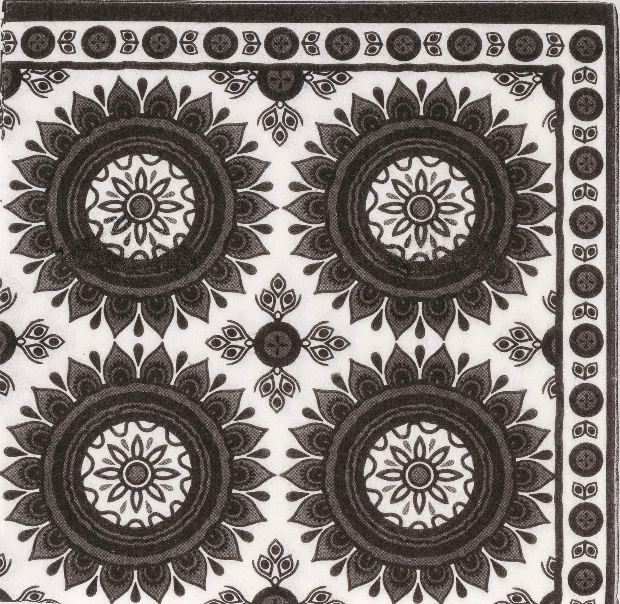 Napkins | Sunflower Black