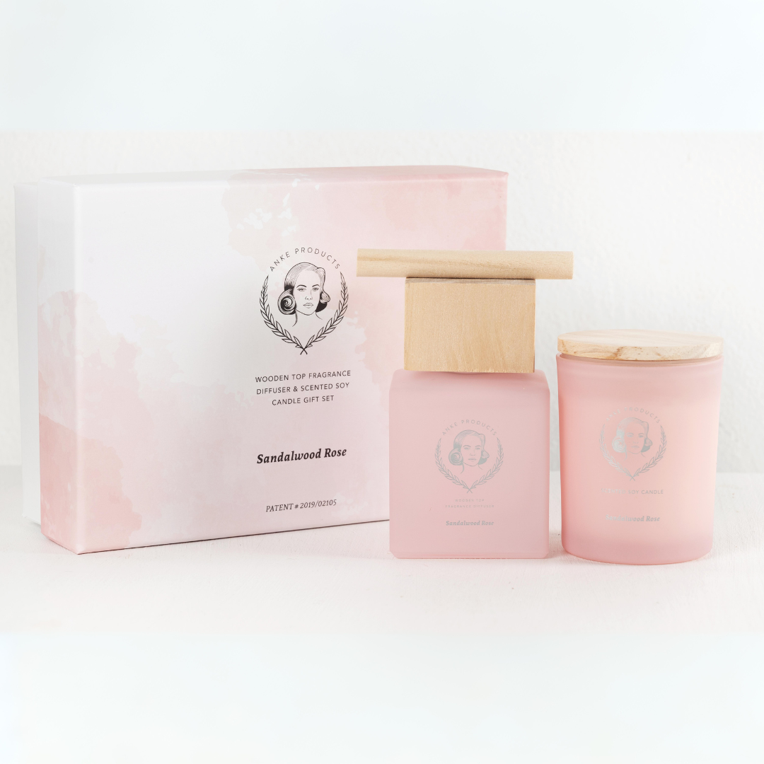 Diffuser & Candle Gift Set | Sandalwood & Rose