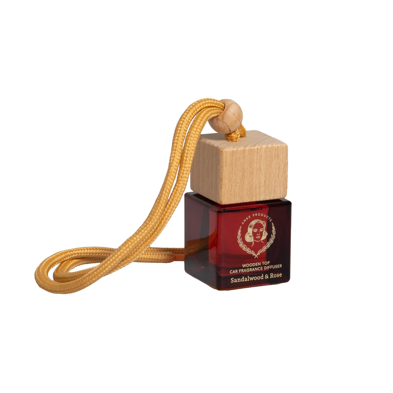 Car Mini Wooden Diffuser 10ml | Sandalwood Rose