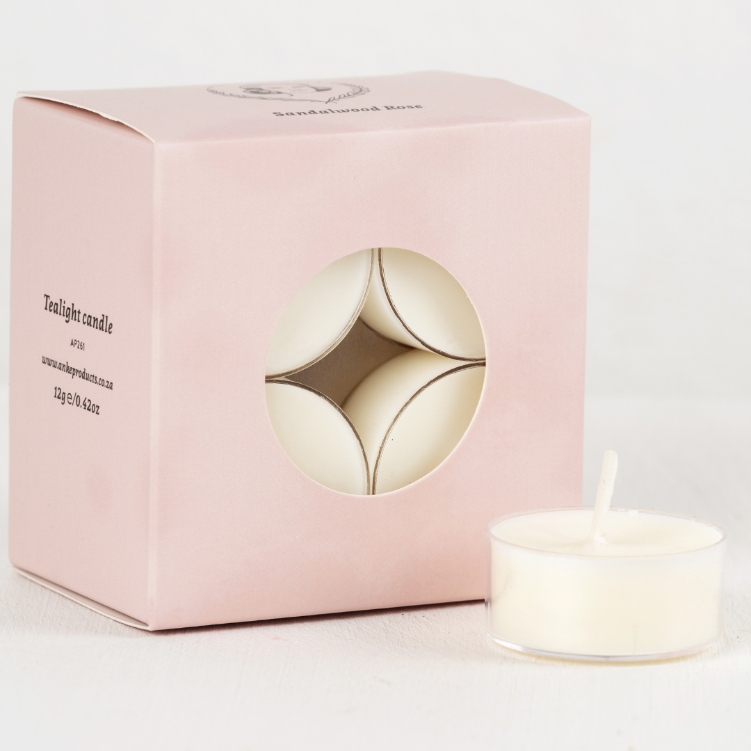 Tea-light Soy Candles | Sandalwood Rose