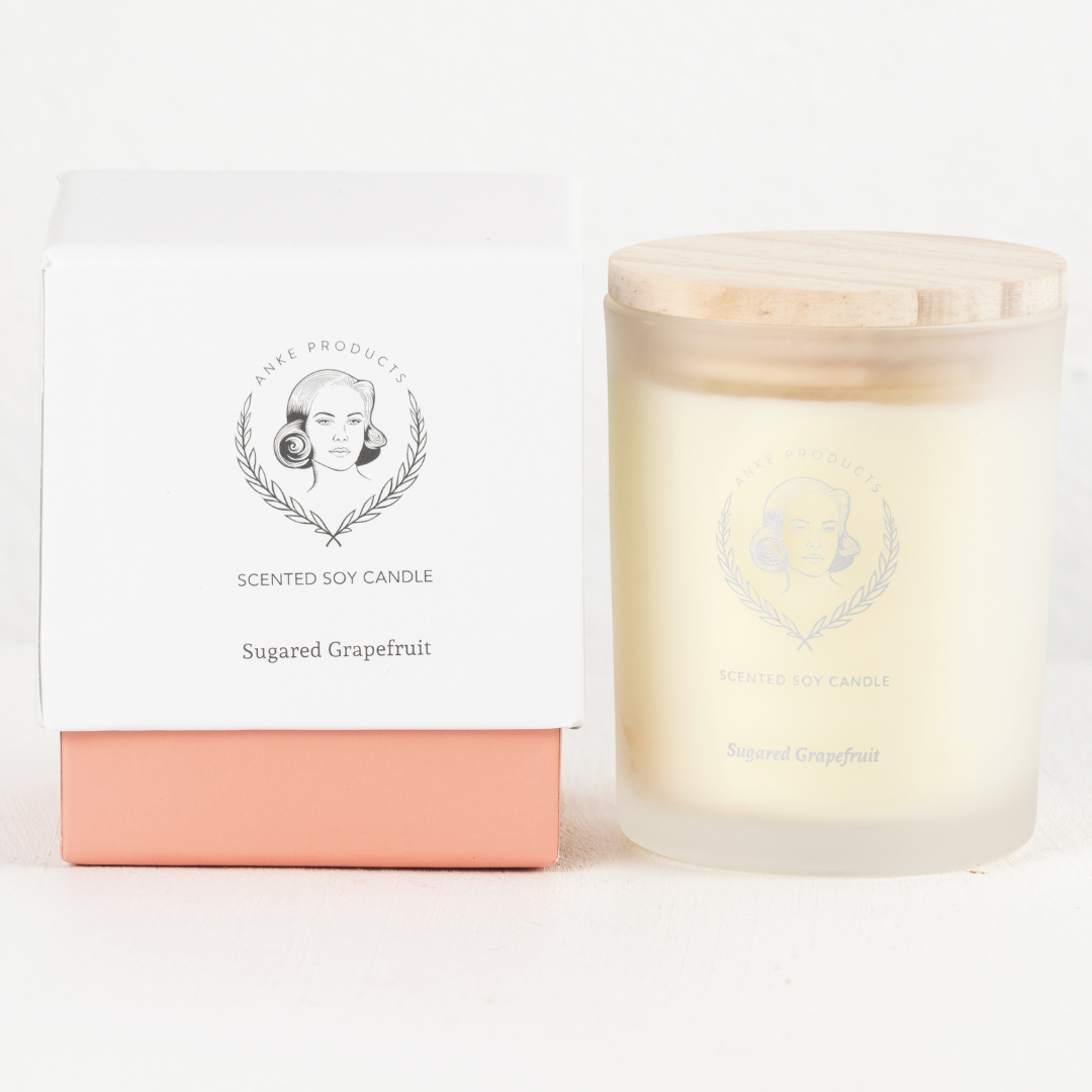 160g Scented Soy Candle | Sugared Grapefruit