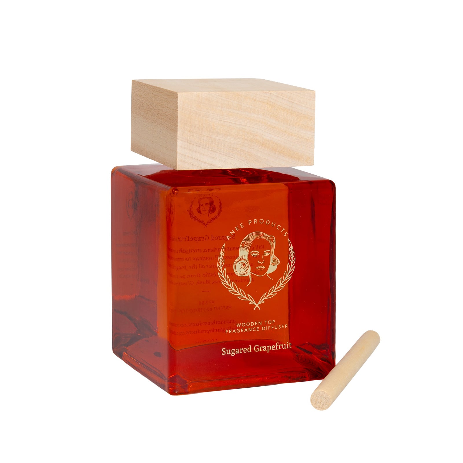 Wooden Top Diffuser 1L | Sugared Grapefruit