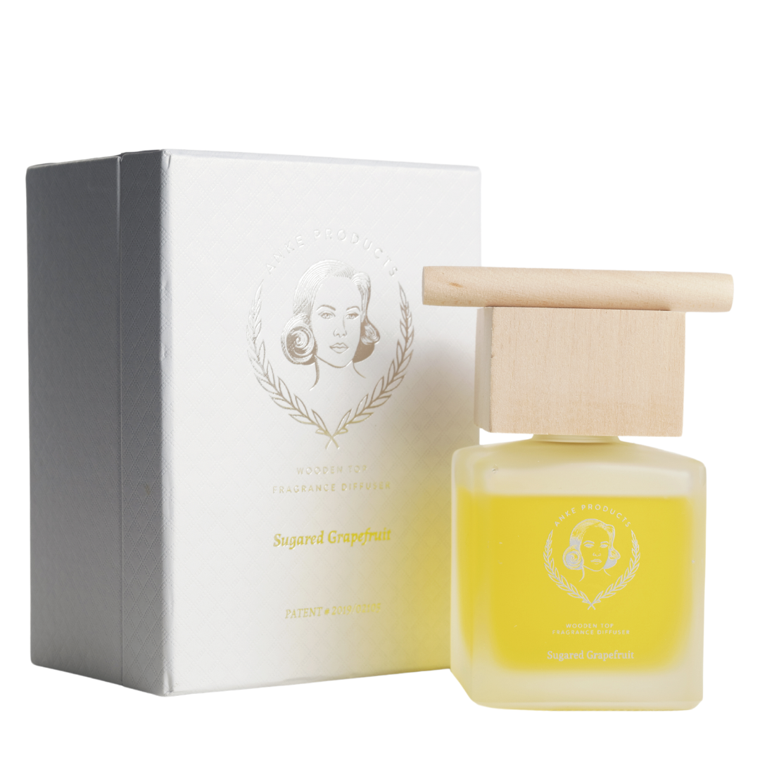 Wooden Top Diffuser 160ml | Sugared Grapefruit