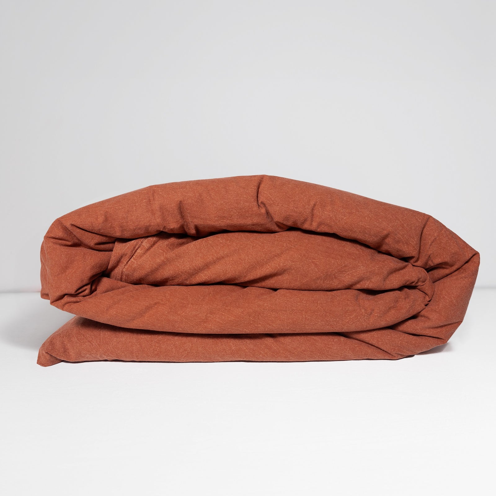 100% Organic Cotton Canvas Duvet Cover │ King XL │ Terracotta