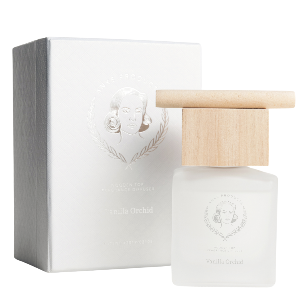 Wooden Top Diffuser 160ml | Vanilla Orchid
