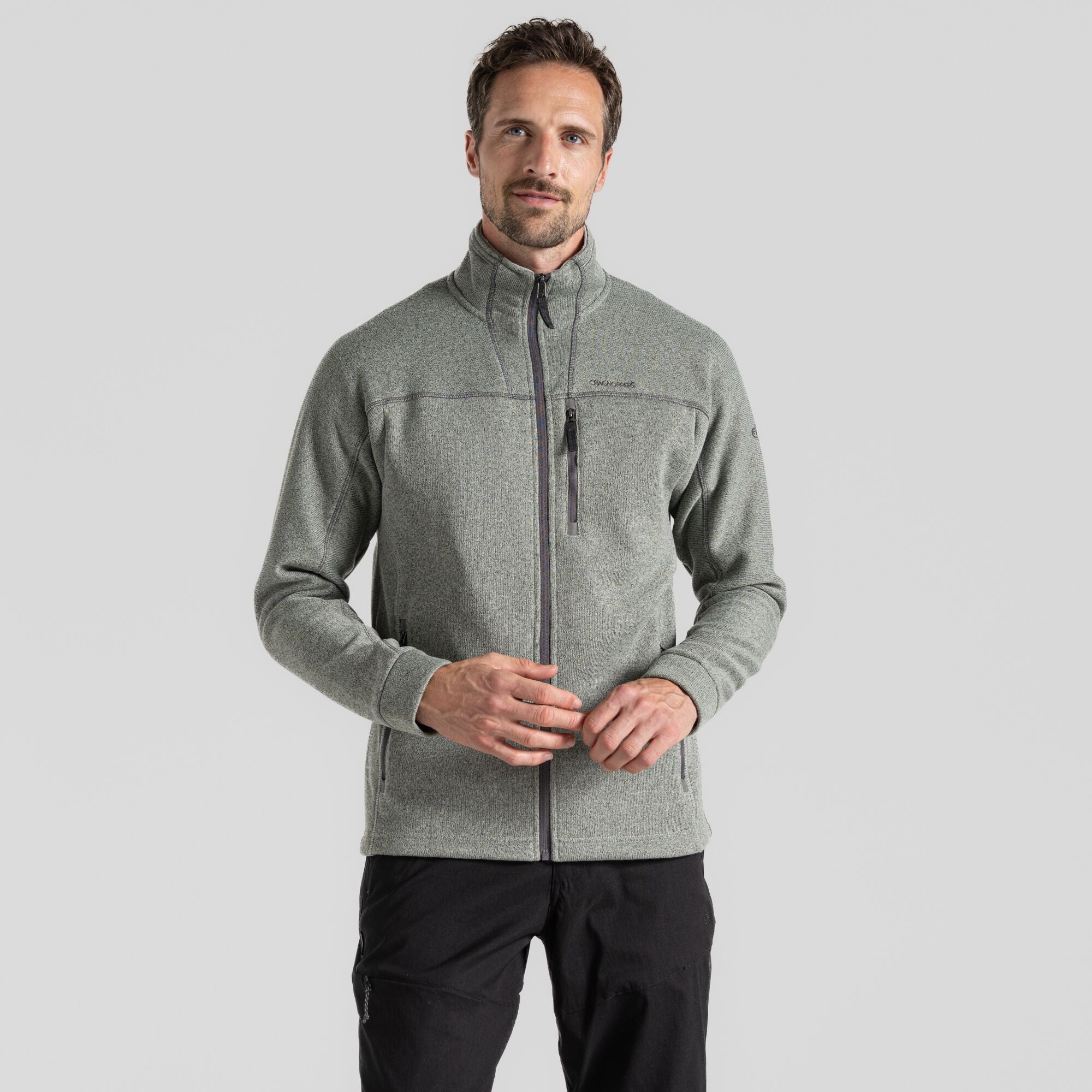Torney Fleece Jacket | Lichen Green Marl