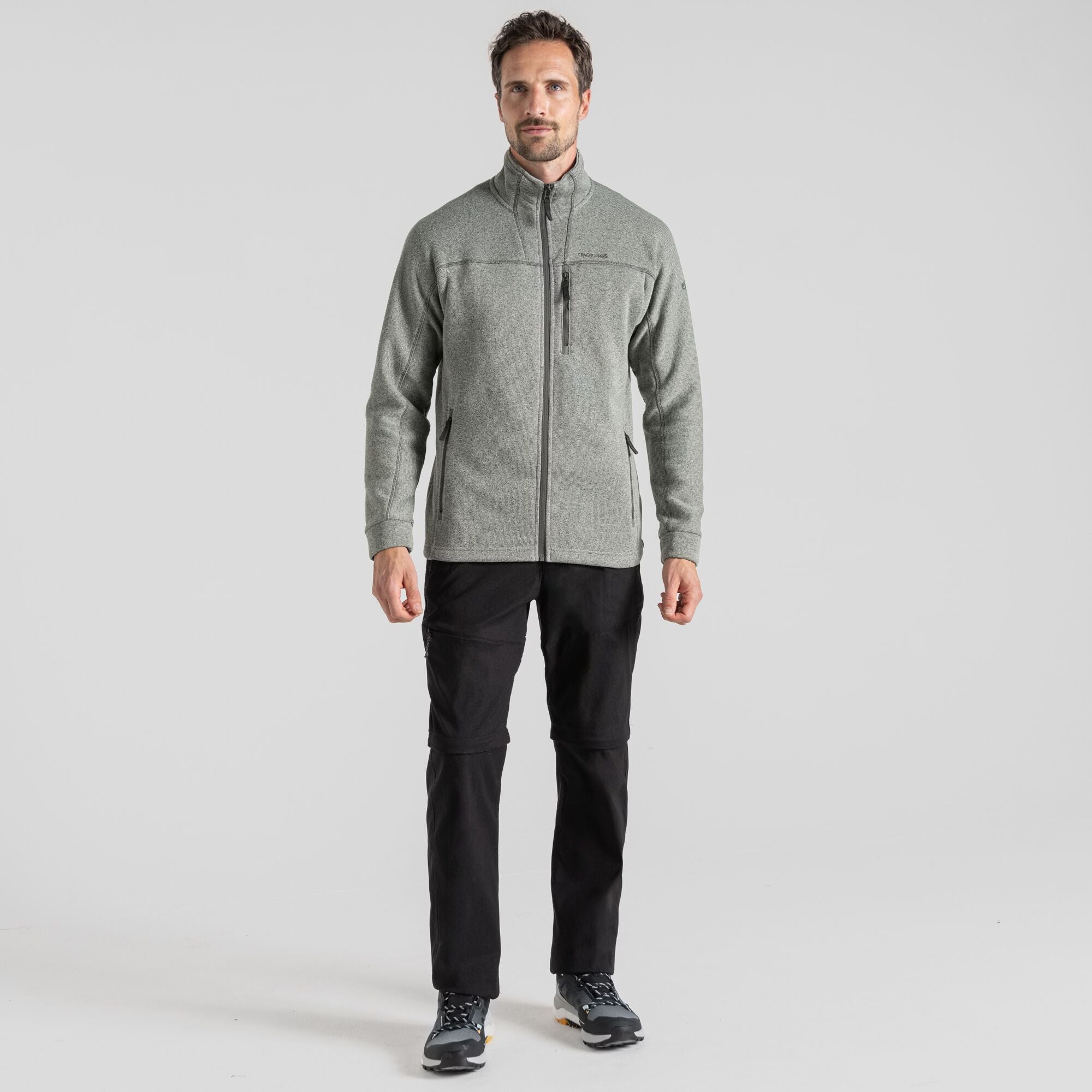 Torney Fleece Jacket | Lichen Green Marl