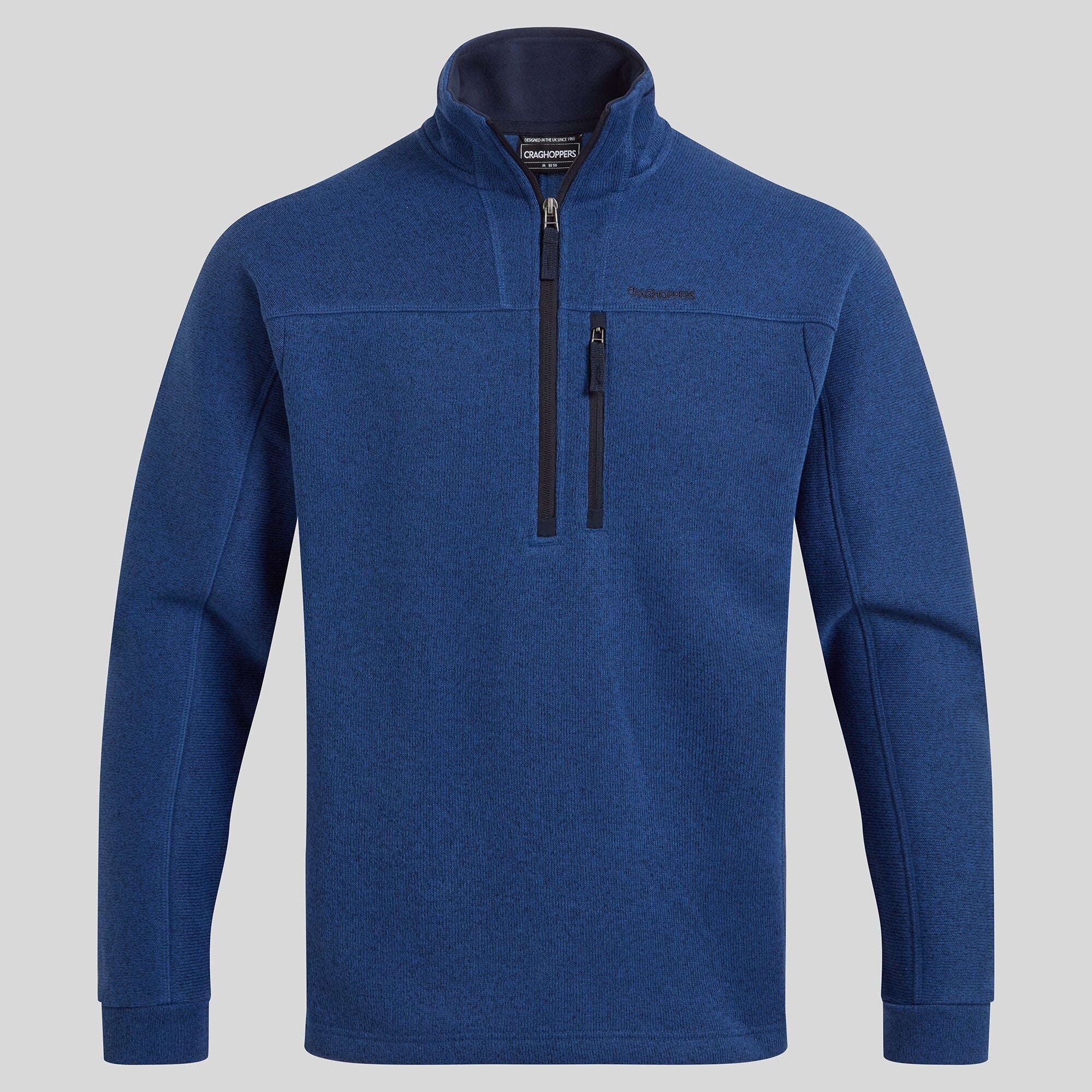 Torney Half Zip Fleece Jacket | Linckia Blue Marl