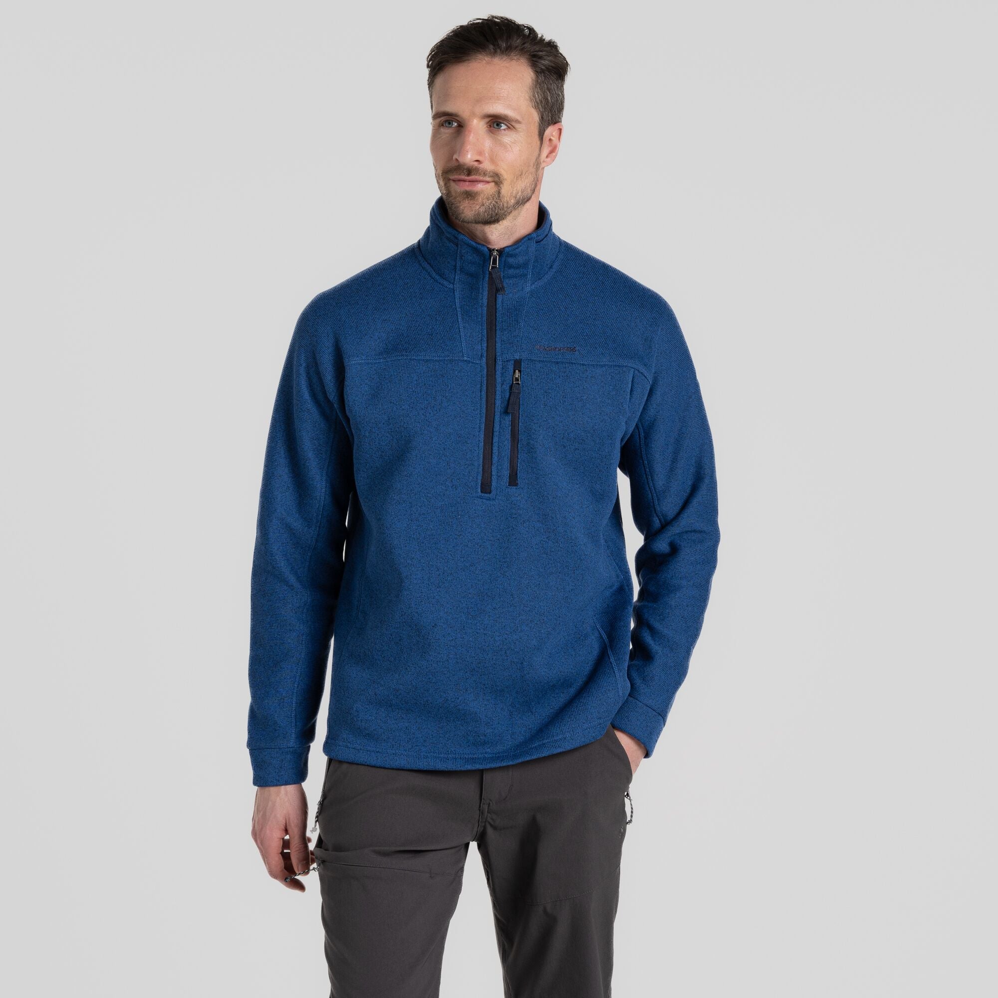 Torney Half Zip Fleece Jacket | Linckia Blue Marl