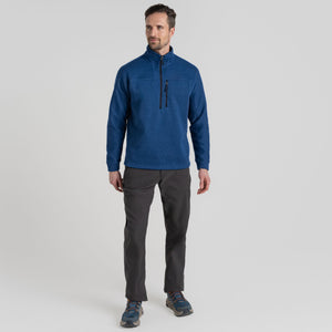 Torney Half Zip Fleece Jacket | Linckia Blue Marl