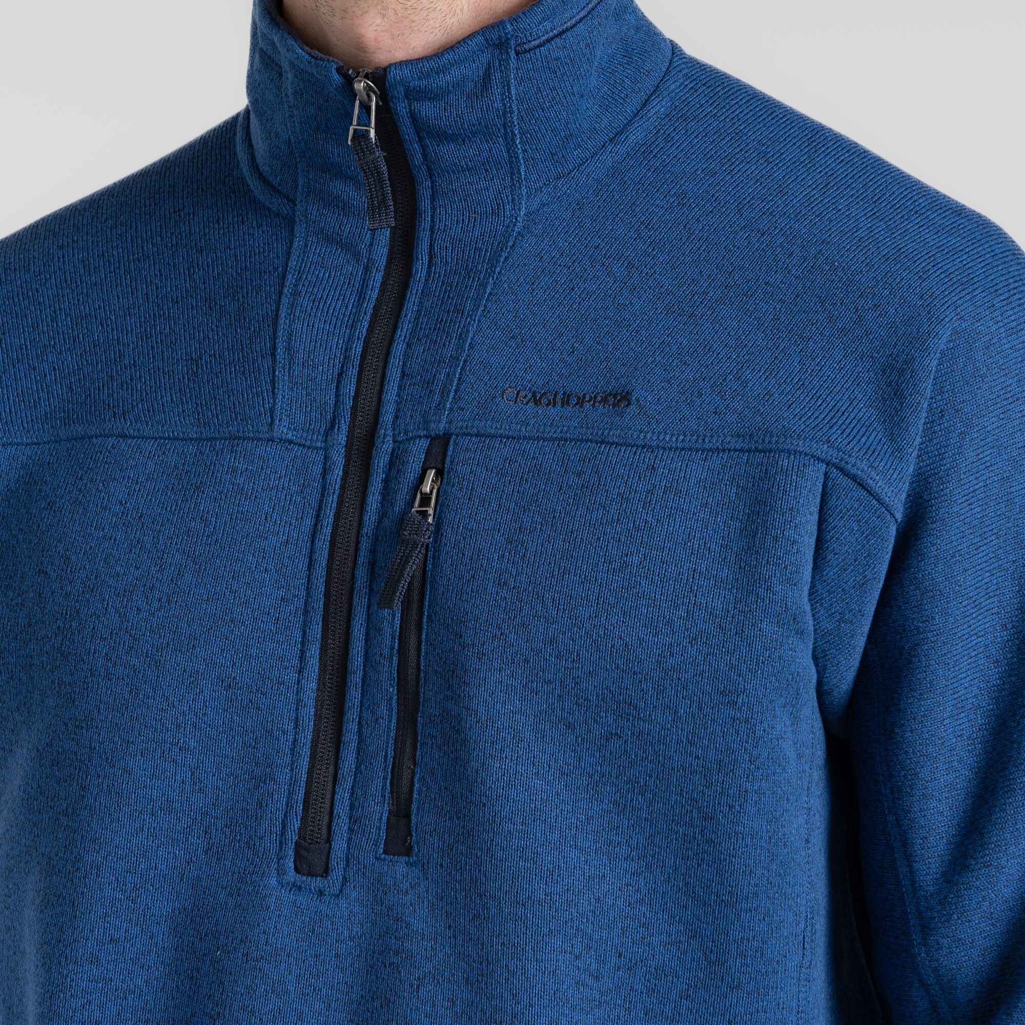Torney Half Zip Fleece Jacket | Linckia Blue Marl