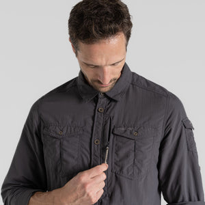 Nosilife Adventure III Long Sleeve Shirt | Black Pepper