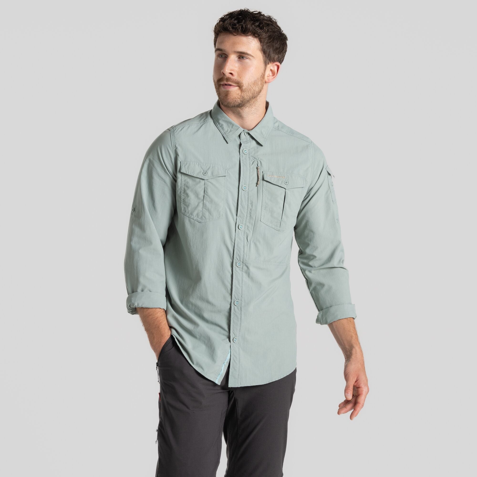 Nosilife Adventure III Long Sleeve Shirt | Lichen Green
