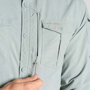 Nosilife Adventure III Long Sleeve Shirt | Lichen Green