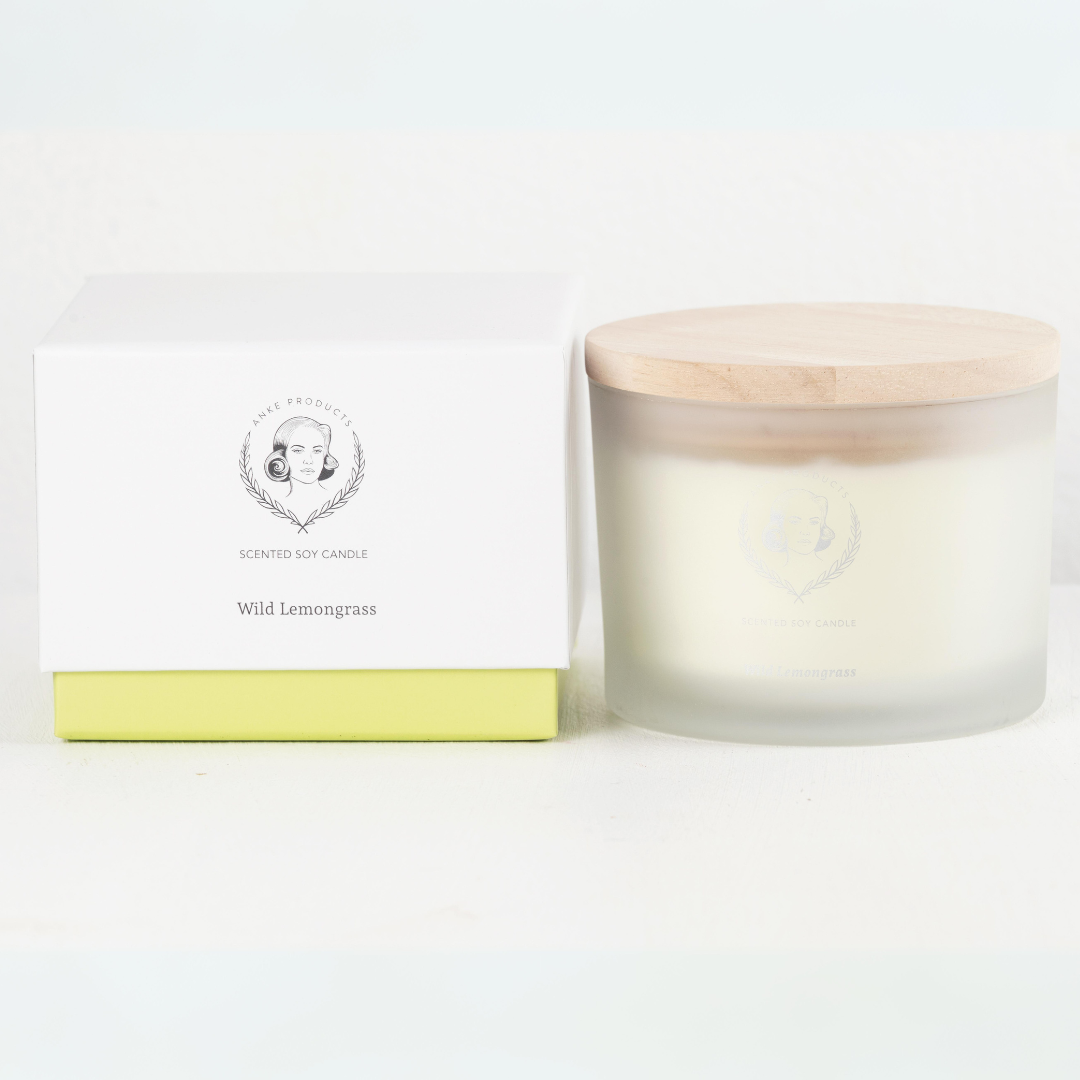370g Scented Soy Candle | Wild Lemongrass