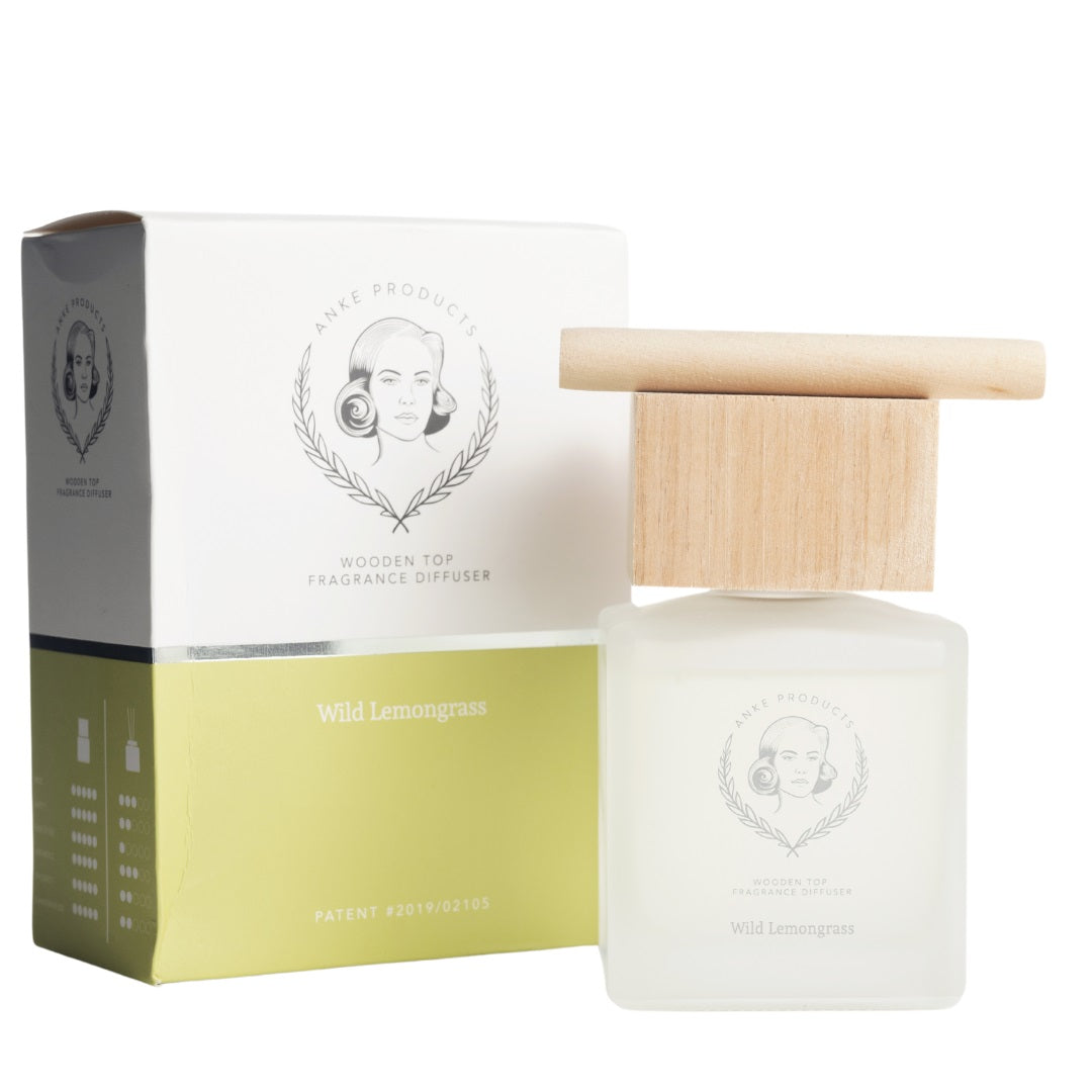 Wooden Top Diffuser Retail 120ml | Wild Lemongrass