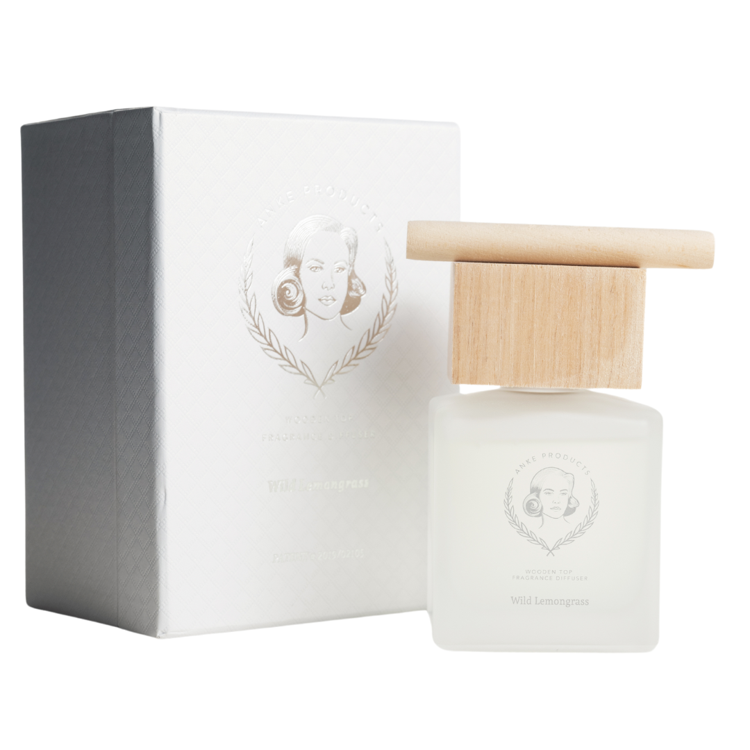 Wooden Top Diffuser 160ml | Wild Lemongrass