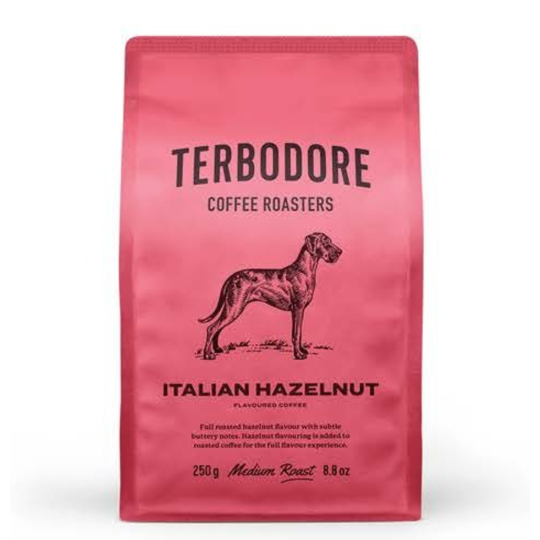 Coffee Beans 250g | Italian Hazelnut Flavoured | Medium Roast