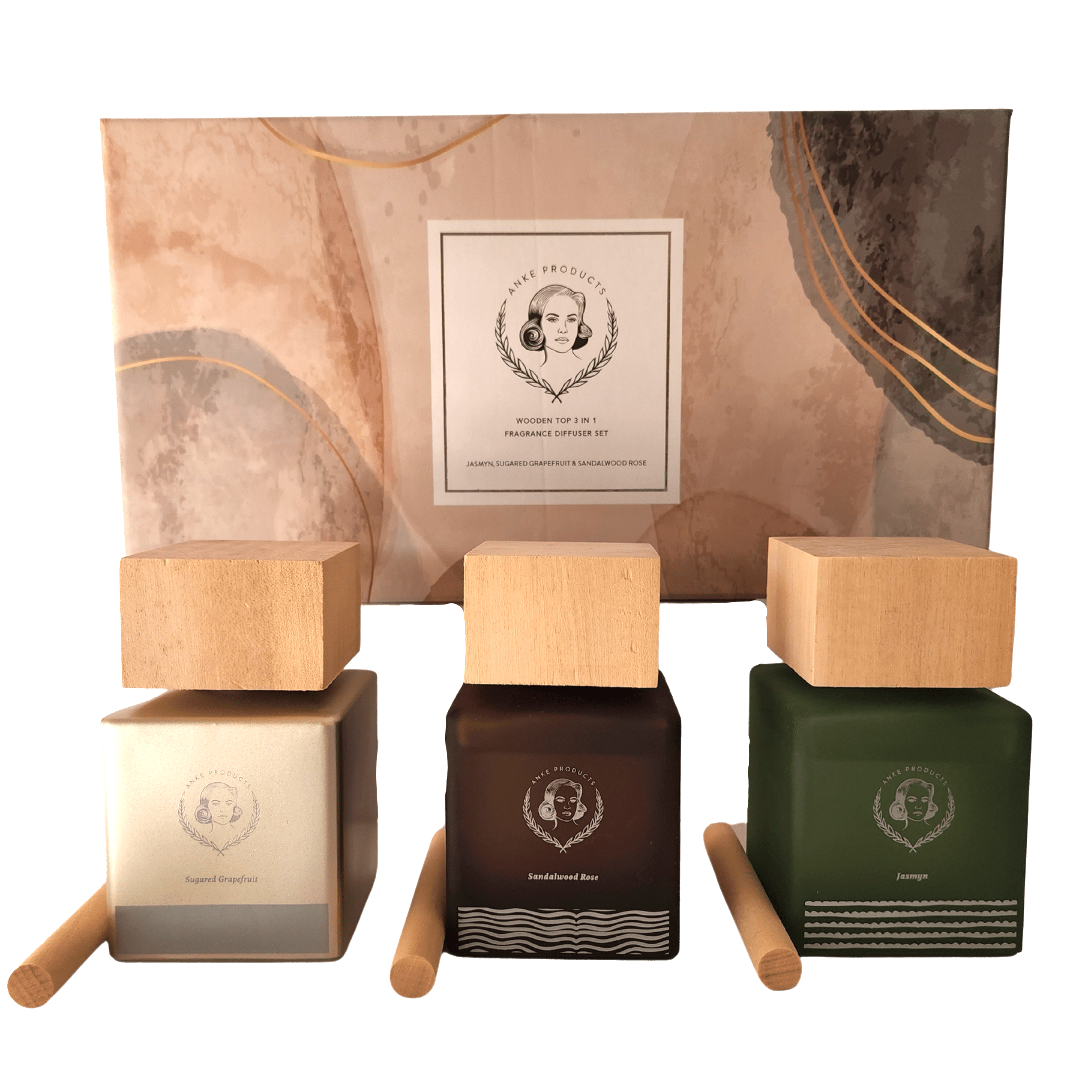 Diffuser Gift Set | Sugared Grapefruit, Sandalwood & Rose, Jasmyn