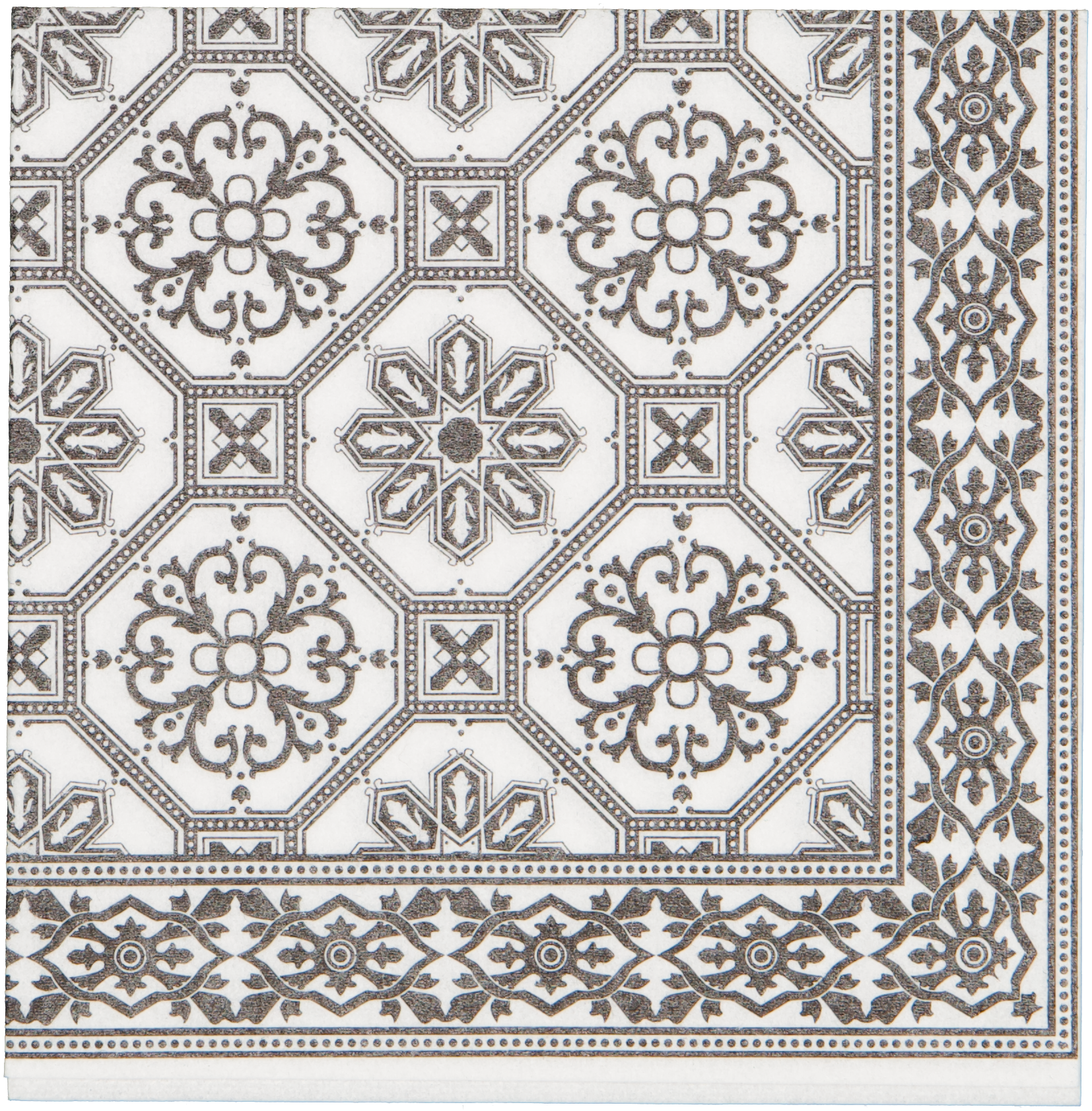 Napkins | Tile Black